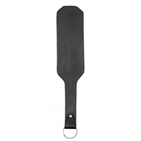 Черная шлепалка Leather Vampire Paddle - 41 см.